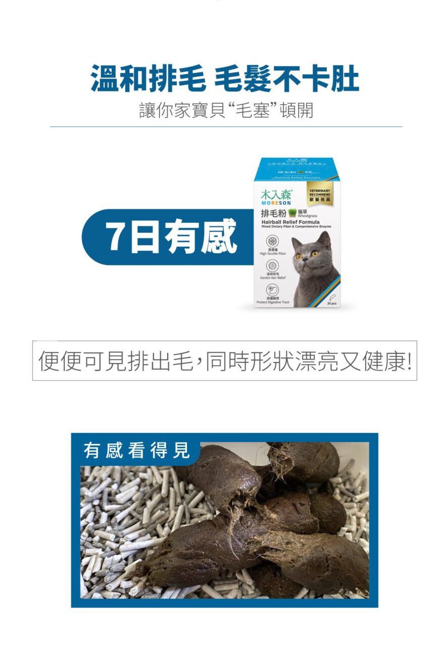 木入森 起司風味-排毛粉 30包 | 貓換毛季必備