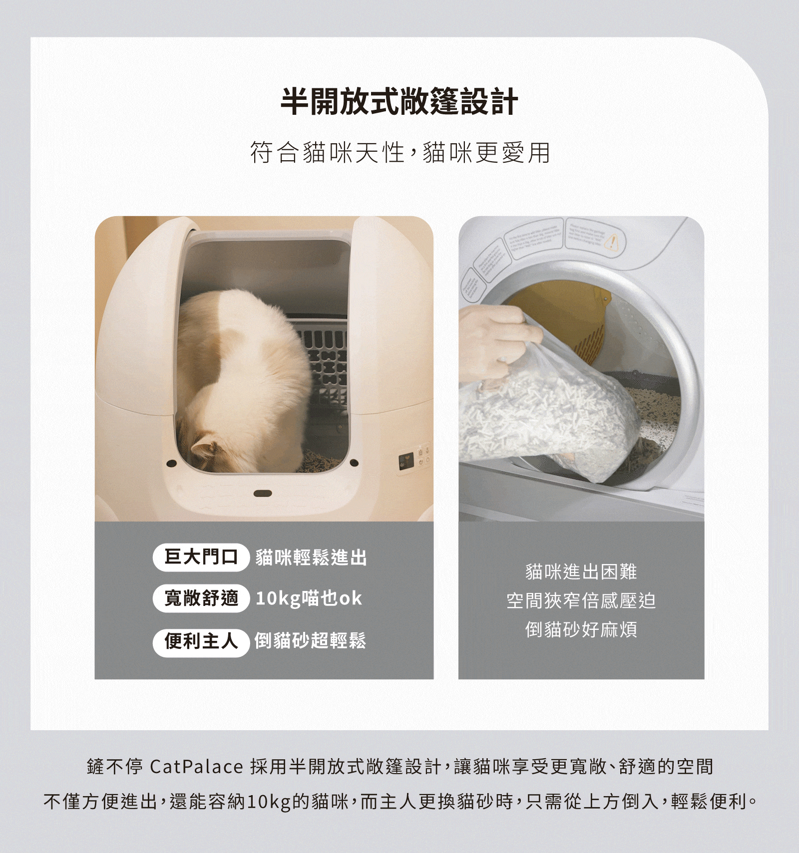 鏟不停 CatPalace 全自動貓砂盆