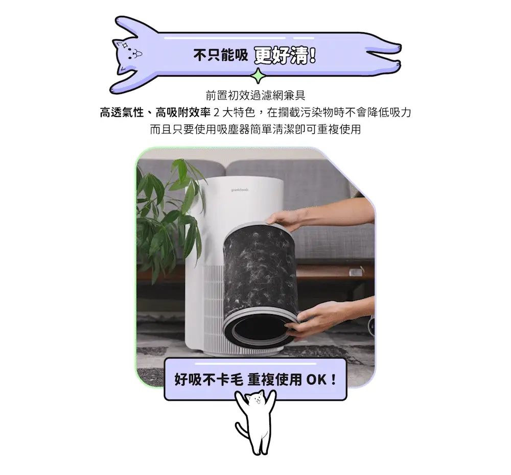 【吸不停】前置濾網 3 入組